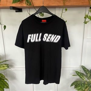 Full send black t shirt